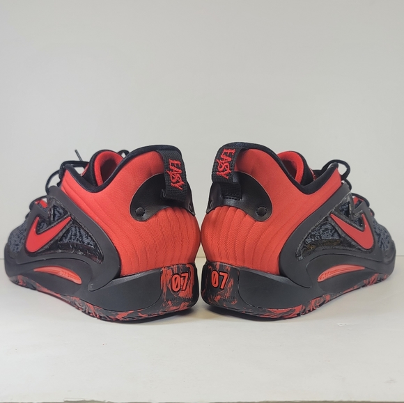 Nike KD 15 Bred Black University Red DC1975 003 Men’s Size Basketball Shoes - Picture 8 of 10